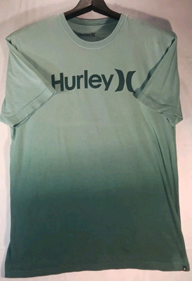 Hurley XL Green Dip Dye T-Shirt-image