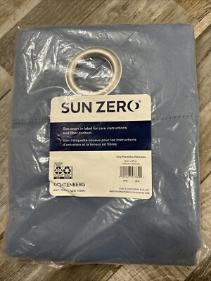 Sun Zero Energy Saving Blackout Grommet Curtain Panel, 40” x 95