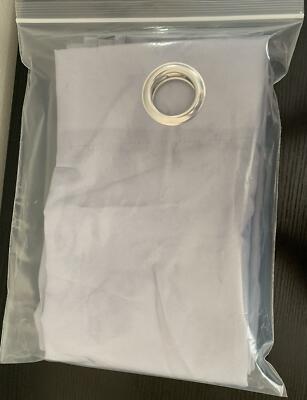 Sun Zero Sailor 108-Inch Grommet Indoor/Outdoor Window Curtain Panel, Gray,-image