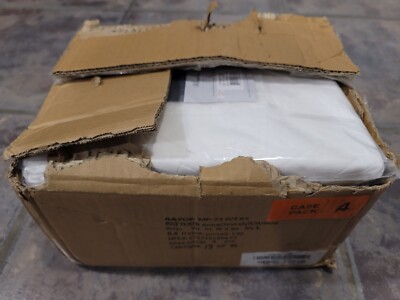 4PK-Madison Park WIN40-140 White Living Room,Solid Anna Voile Single Window Curt-image