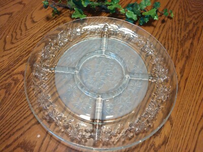 Large PRINCESS HOUSE FANTASIA - 5 PART CHIP & DIP OR VEGETABLE PLATTER - 13”-image