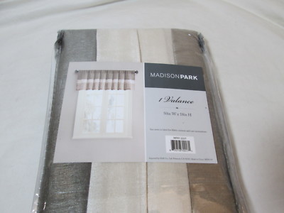 New Madison Park Lined Window Valance 50