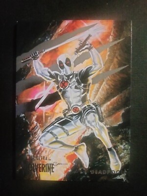 2023 Fleer Ultra Marvel Wolverine Base  Card  #80 Deadpool-image