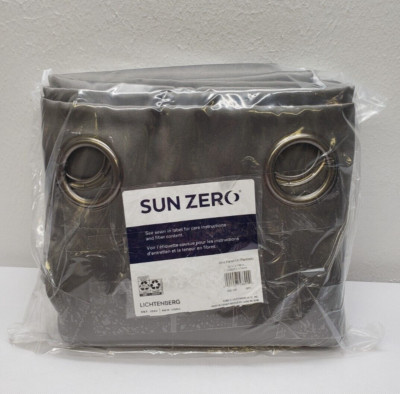 Sun Zero Oslo Theater Grade Blackout Grommet Top Curtain Panel 108