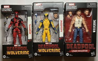 Marvel Legends DEADPOOL and WOLVERINE 6 inch action figure  3 pack-image