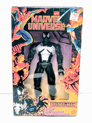 🕷️Toy Biz Marvel Universe Black Symbiote Spider-Man! 10