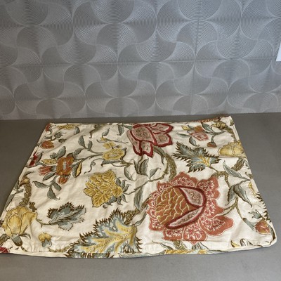 Pottery Barn Cynthia Palampore Floral Pillow Sham Ivory Standard Size 1 Sham-image