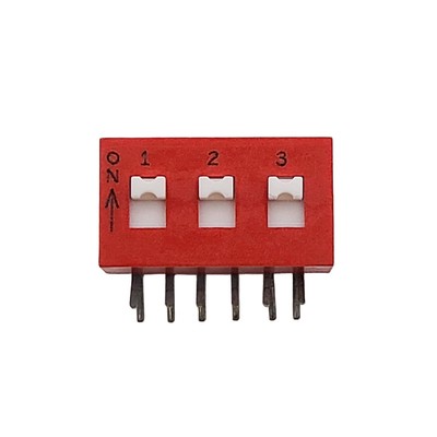 Grayhill Dip Switch DPST 3 Position Right Angle 12 Pin 78F03SRA-image