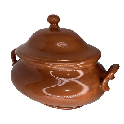 Soup Tureen & Lid Sausalito Terracotta Spice by Pottery Barn Thanksgiving Table-image