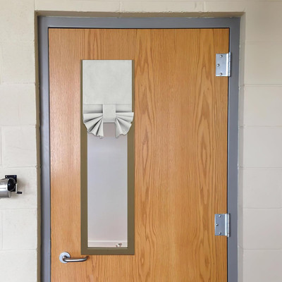 NICETOWN Half Window Curtains, Privacy Door Window Curtains Thermal Insulate Cov-image