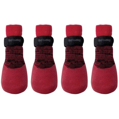 82548 2017 Rubber Dipped Socks, X-Large, Red-image