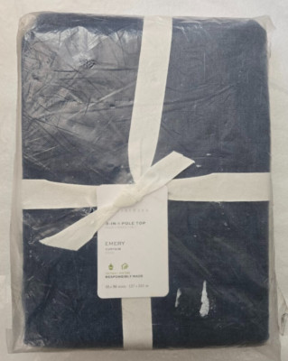Pottery Barn 3-in-1 Pole Top Emery 1-Curtain 50
