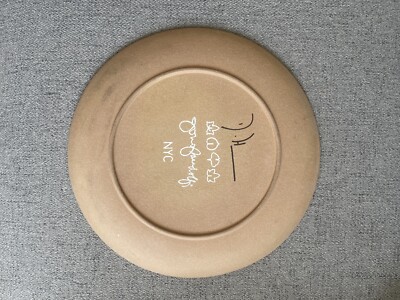 Eleven Madison Park pre renovation plate signed by Daniel Humm and Will Guidara-image