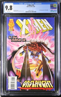 X-MEN #53 CGC 9.8 WHITE 1996, 1st appearance ONSLAUGHT by Smith & KUBERT-image
