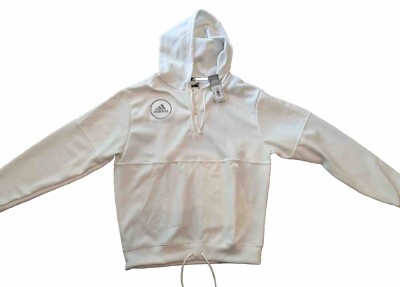 Adidas Men's White Special Edition Zero Dip Dye Pullover 1/2 Zip Size Large-image