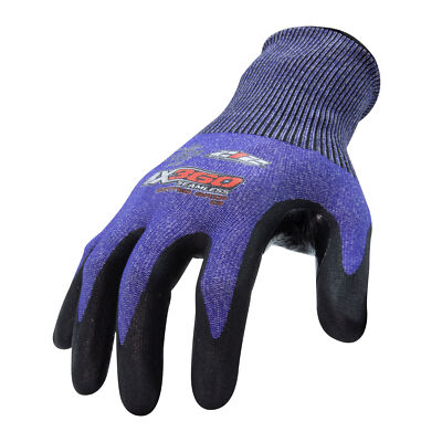 212 Performance AX360 Seamless Nitrile dipped Dotted Grip Work Gloves AXDGC3-03-image