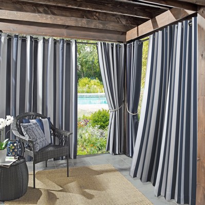 Valencia 2-Pack Cabana Stripe Indoor/Outdoor UV Protectant Energy Efficient G...-image