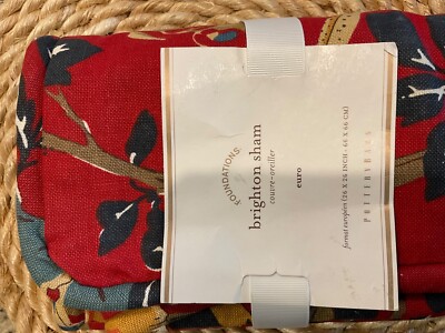 pottery barn brighton euro sham nwt-image