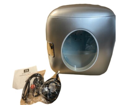 Silver Pottery Barn pb Teen Retro cooler few marks Tested Works-image