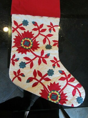 Pottery Barn Christmas Maisie quilted  stocking photo shoot sample-image