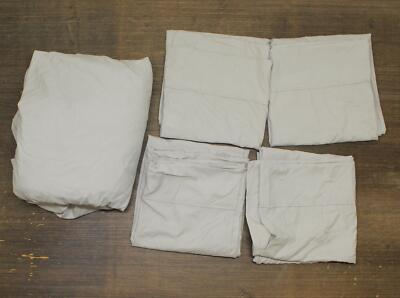 ienjoy Home Microfiber 5-Piece Sheet Set 167189f359e9a7 Gray Cal King-image