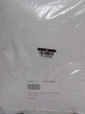 Pottery Barn Emery Linen Blackout Curtain, 100