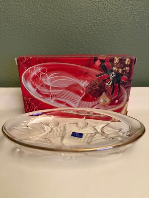 Studio Nova Oval Candy Dish Guilded Bells 7