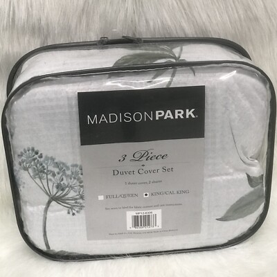Madison Park 3 Piece Duvet Cover Set Cal King Mp12-6306-image