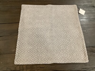 Pottery Barn Washed Diamond  Pillow Cover 20