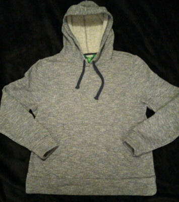 Men's XL Dip Blue & White Hoodie-image