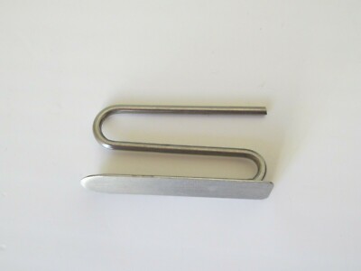 Pottery Barn Drapery Hook 1.5 Inch Silver Color Metal Slide Pin, Multiples Avai-image