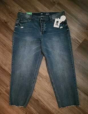 NWT Dip Women Jeans 18W High Rise Straight Leg New-image