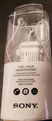 Sony MDREX110APWQ Stereo Headphones for Smartphones MDR-EX110APWQ-White-image