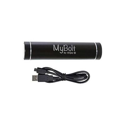 iEnjoy MyBolt Portable USB Flash Charger for iPhone, iPad, iPod & more, Black-image