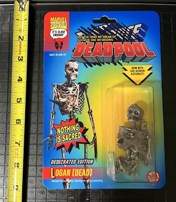 Custom - LOGAN ADAMANTIUM SKELETON REMAINS - Deadpool Wolverine Marvel Universe-image
