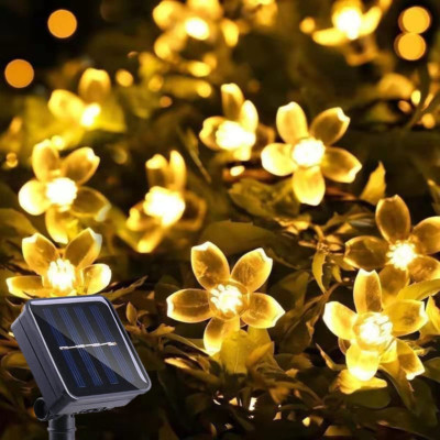 50 LED Solar String Lights Patio Party Yard Garden Wedding Waterproof Outdoor-image