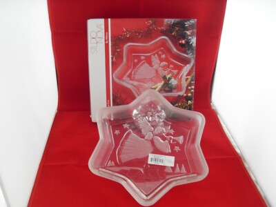NEW STUDIO NOVA - CHRISTMAS STAR/ANGEL - MIKASA CRYSTAL DISH - MADE IN GERMANY-image