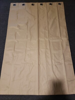 Sun Zero Pale Yellow 63” lined Grommet Curtain panels (2) Excellent Condition-image