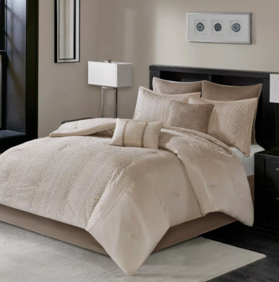 Madison Park Camelia 8-PC. California King Comforter Set Bedding-image