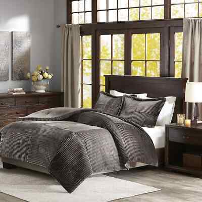Madison Park Parker 3-Pc. FullQueen Comfor Grey Full/Queen-image