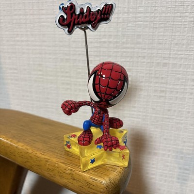 Spider-Man Figure Star-Shaped Base Universal Studios Japan Plastic-image