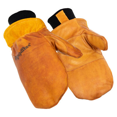 RefrigiWear Dipped Leather Mitt - Warm Waterproof Winter Mittens for Extreme-image