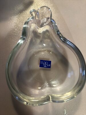 Studio Nova Japan Crystal Pear Dish 5X3.5