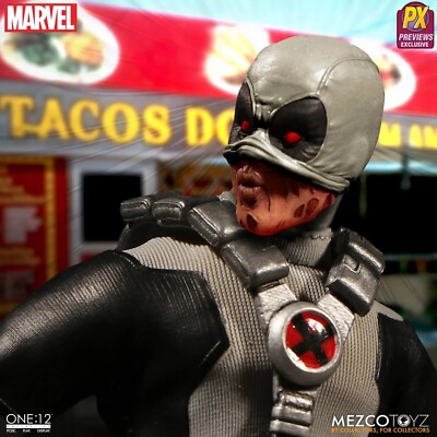 DEADPOOl (X-Force) PX Previews Exclusive - Mezco One:12 - GRAY VERSION -image