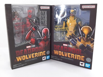 S.H. Figuarts Deadpool & Wolverine Set of 2 6.1 inches Action Figure Bandai-image