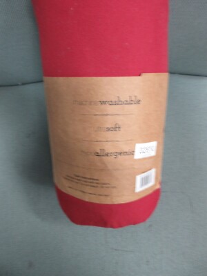 QUEEN Duvet Set 100% MIRCOFIBER 96X96 +2 SHAMS IENJOY HOME CRANBERRY BRAND NEW-image