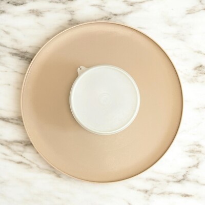 Vintage Tupperware Veggie Chip and Dip Tray with Bowl and Lid 492-3-image