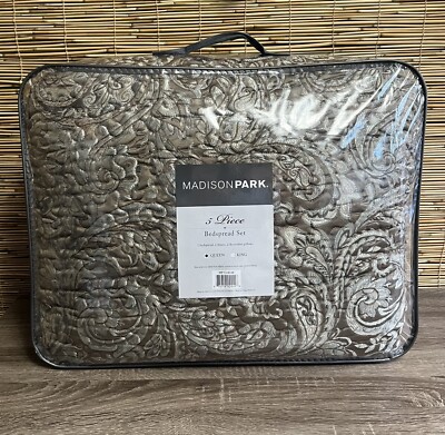 Madison Park Whitman 5-piece Jacquard Bedspread Set-image