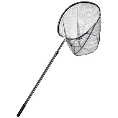 Fishing Net with Telescoping Handle Large Rubber Fishing Nets Kayak Landing N...-image