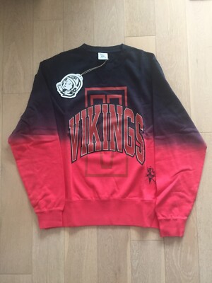 Billionaire Boys Club Vikings Dip Dye Crewneck Large NWT-image